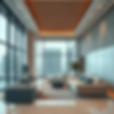 Modern Apartment in Abu Dhabi Illustration of a modern apartment in Abu Dhabi