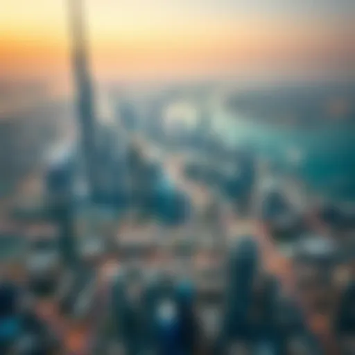 Dubai's Iconic Skyline Aerial view of Dubai showcasing its iconic skyline