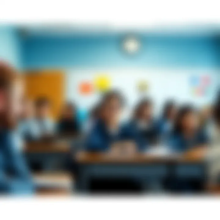 Engaged Students in Classroom Classroom environment showcasing diverse student engagement