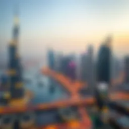 Stunning skyline of Dubai showcasing luxury real estate