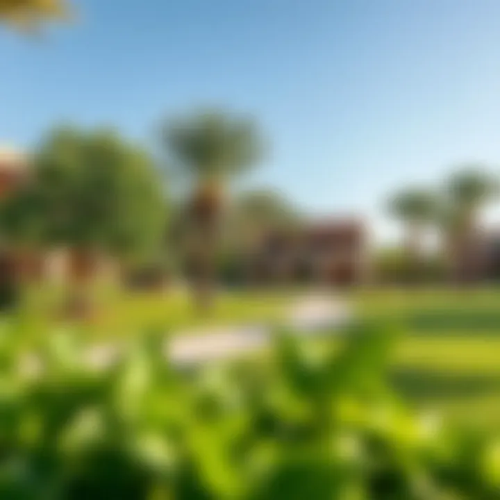 Lush Green Spaces of Arabian Ranches 3 Lush green spaces in Arabian Ranches 3