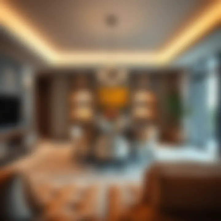 Elegant Dining Area Elegant dining area showcasing unique design elements