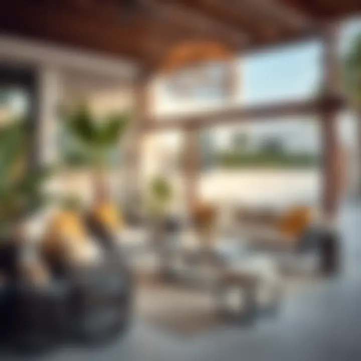 Stylish Outdoor Seating Stylish outdoor seating arrangement featuring Art of Living designs