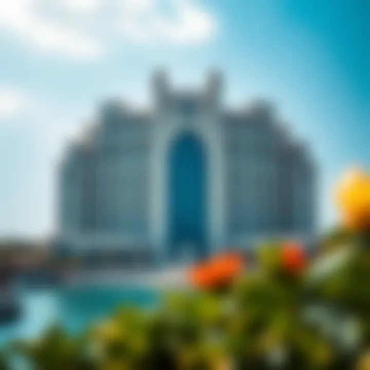 Atlantis, The Palm Hotel The iconic Atlantis, The Palm hotel with its impressive architecture and waterfront views.