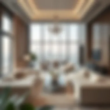 Interior Elegance of Ava Omniyat Luxurious interior of a residence in Ava Omniyat