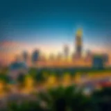 Vibrant skyline of Barsha South 2 showcasing modern architecture