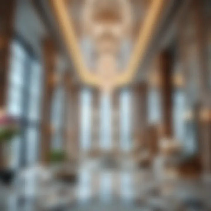 Interior luxury of Burj Al Khalifa residence