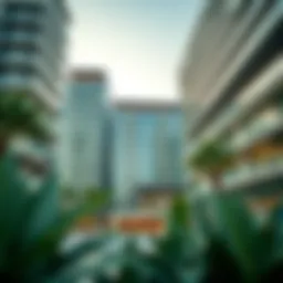 A stunning view of Centre Residence showcasing modern architecture