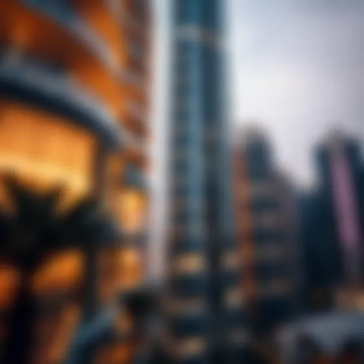 Stunning architectural view of Champions Tower 1