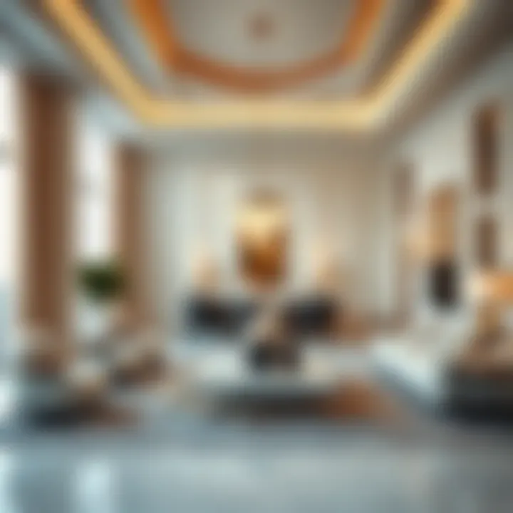Elegant Interior Design Elegant interior design of a high-end residential property