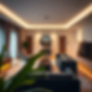 Chic Flat Interior Modern interior of a chic flat highlighting spacious living areas