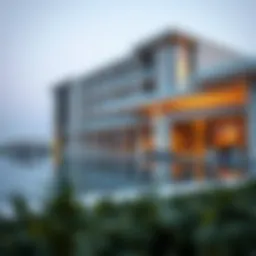 Stunning architectural design of Armani Beach Residence