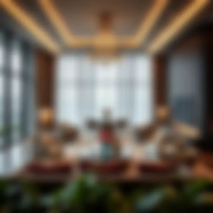 Exquisite Interior Design of Living Areas Luxurious living space inside Damac Madison Residences with elegant furnishings