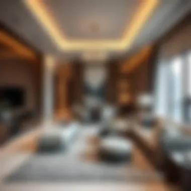 Elegant Interior Design Showcase Interior design of a luxury apartment in Damac Park Towers