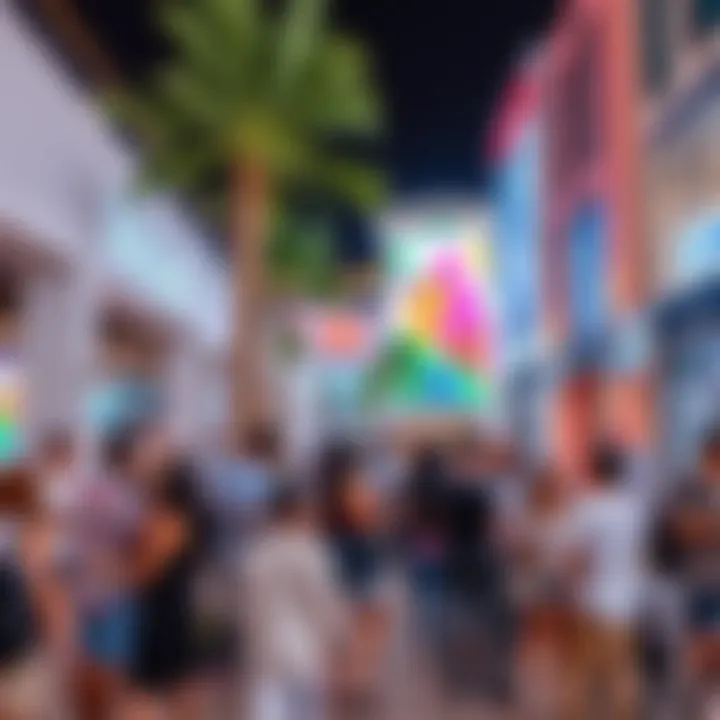 Engaging Community Events at Dubai Hills Mall Community event taking place in the outdoor space of Dubai Hills Mall