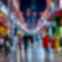 Vibrant cultural scene at دوار التعاون