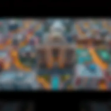 Aerial view of Dubai Digital Park demonstrating its strategic location and amenities