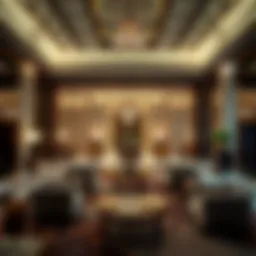 Luxurious lobby of Address Hotel JBR showcasing exquisite interior design.