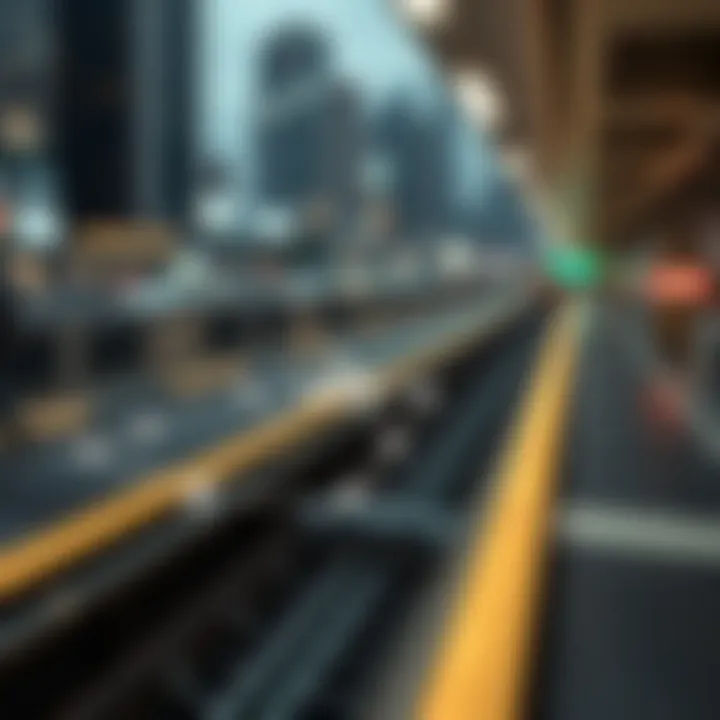 Connectivity Map of Al Jaddaf Metro Station Map illustrating the connectivity of Al Jaddaf Metro Station with key city landmarks