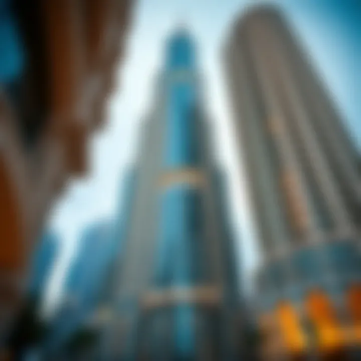 Architectural Brilliance of Al Rabia Tower Architectural details of Al Rabia Tower highlighting its design