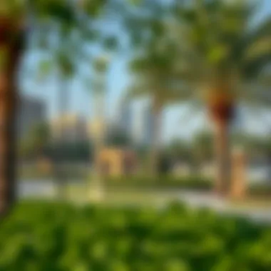 Community Parks Near Al Taawun Street Beautiful parks and recreational spaces near Al Taawun Street for community enjoyment