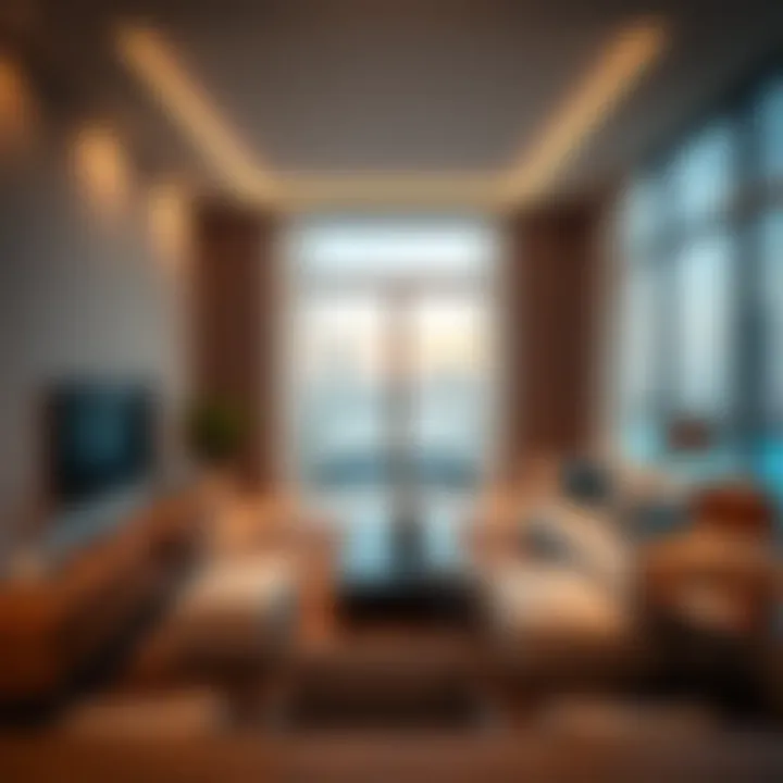 Stylish Interiors in Al Waqaya Modern interiors of residential units in Al Waqaya