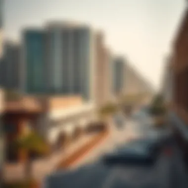 Overview of Karama neighborhood showcasing proximity to Al Wasl Building