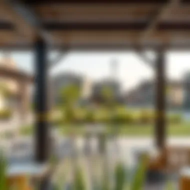 Engaging Community Amenities at Aljada Vibrant community spaces and amenities within Aljada