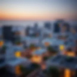 Panoramic view of النهدة neighborhood showcasing modern architecture