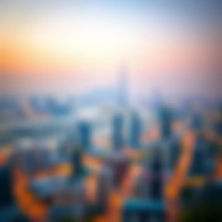 Panoramic View of Dubai Skyline