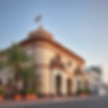 Cultural Heritage Reflected in Deira's Historical Landmark A historical landmark in Deira illustrating cultural heritage