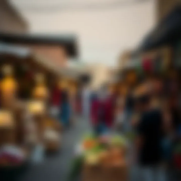 Cultural Diversity Celebrated in Deira's Marketplace Vibrant marketplace in Deira, highlighting cultural diversity