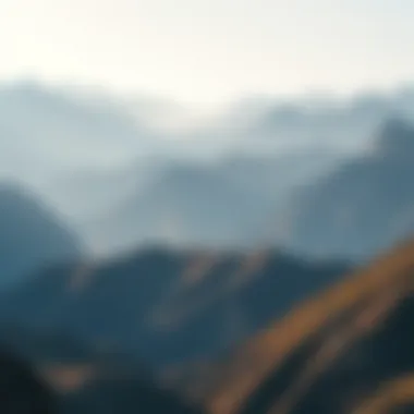 Scenic Mountain Range Breathtaking mountain scenery in nearby region