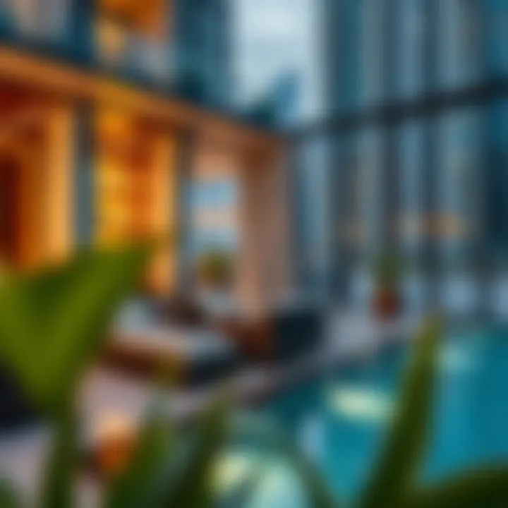 Luxurious amenities offered at Tower 1