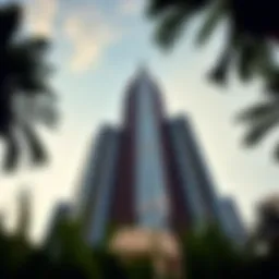 Stunning architectural design of Tower 1