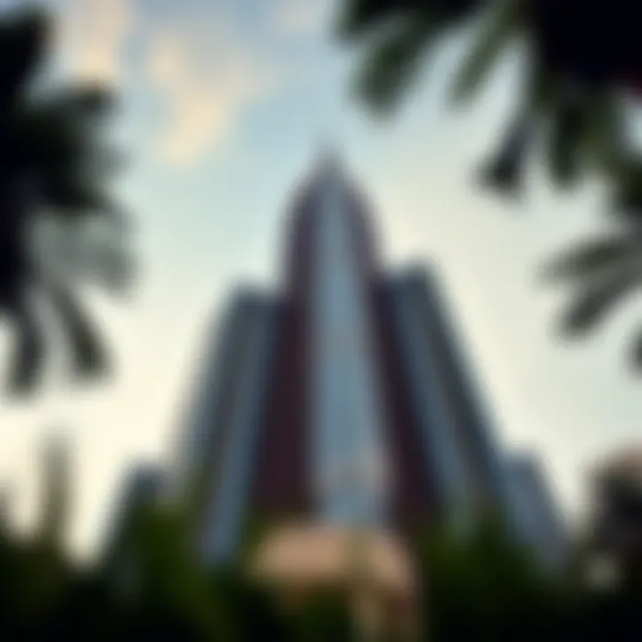 Stunning architectural design of Tower 1