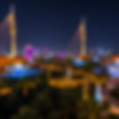 Overview of Dubai Garden Glow A panoramic view of the Dubai Garden Glow layout