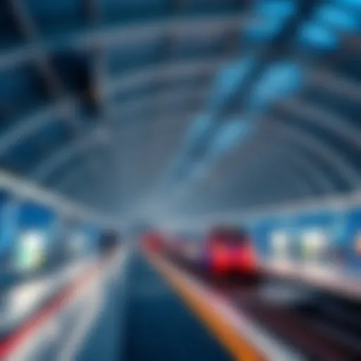 Comprehensive Layout of Expo 2020 Metro Station Detailed layout of the Expo 2020 Metro Station