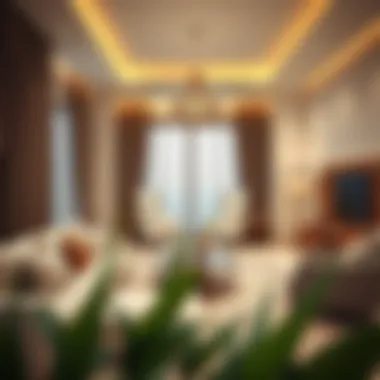 Elegant Interior of Family Room Rental Interior design of a family room rental