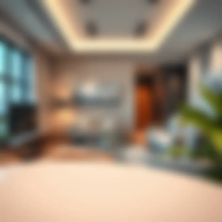 Modern shared living space with contemporary furniture.