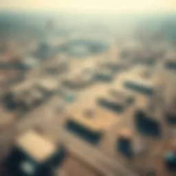 Aerial view of JAFZA showcasing its vast industrial landscape