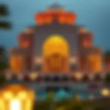 Breathtaking view of جواهر السعديات showcasing its architectural elegance