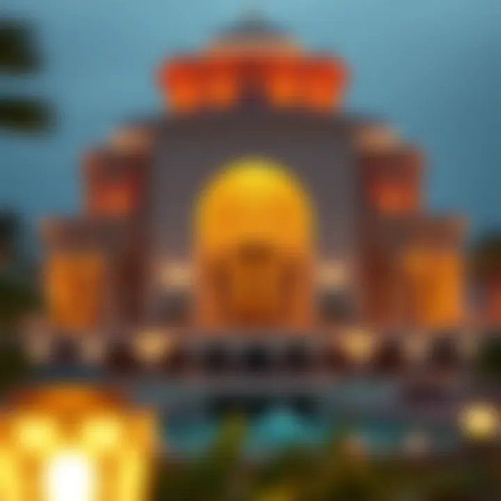 Breathtaking view of جواهر السعديات showcasing its architectural elegance