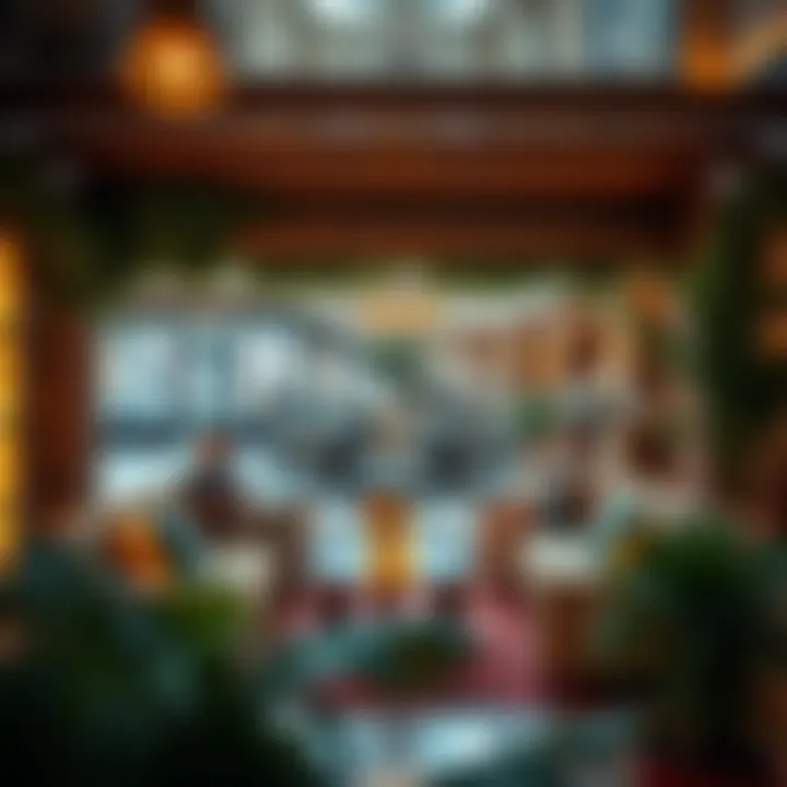 Cozy Leisure Spot for Relaxation at خنجي ياس مول A cozy leisure spot inside خنجي ياس مول where visitors relax