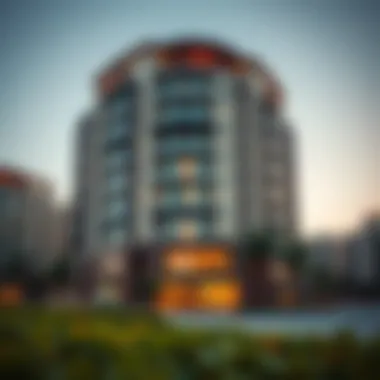 Architectural Features of Nshama Townsquare Modern architectural features of Nshama Townsquare's residential buildings
