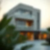 Exterior view of اويسس مول showcasing modern architecture