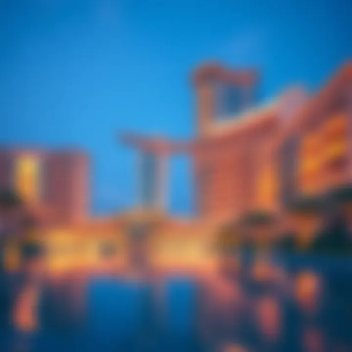 Architectural Marvel of Oceana Palm Jumeirah Stunning view of Oceana Palm Jumeirah showcasing luxurious architecture