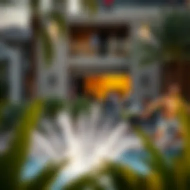 Dynamic Lifestyle in Dubai's Elite Neighborhood Vibrant lifestyle scene in Palm Hills with leisure activities