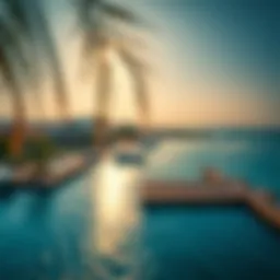 Stunning waterfront view of Palm Hills