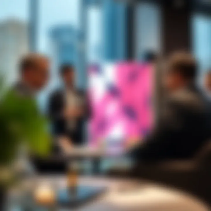 Investment Discussion at Park Gate Residence Tower B Investors discussing opportunities related to Park Gate Residence Tower B